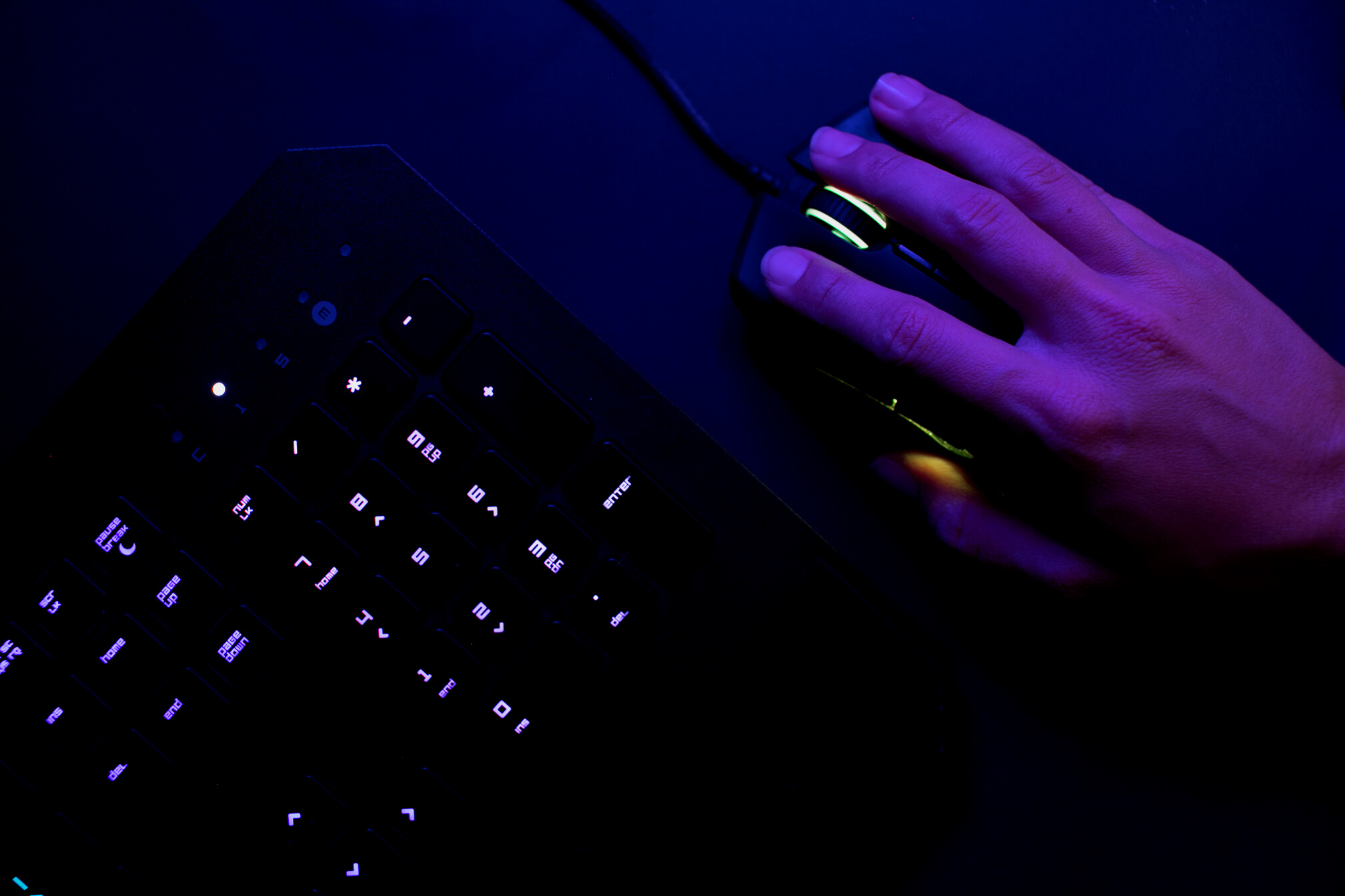 Modern Keyboard and Mouse Computer Device